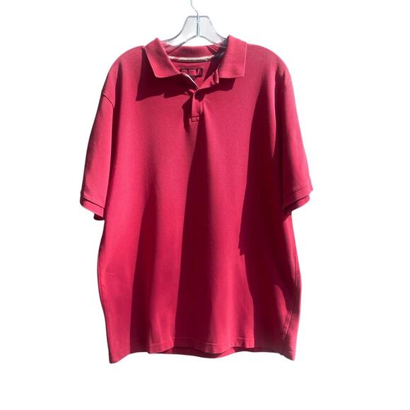 BURBERRY London Polo Golf Shirt in Red - Men's Size Large - Picture 7 of 11